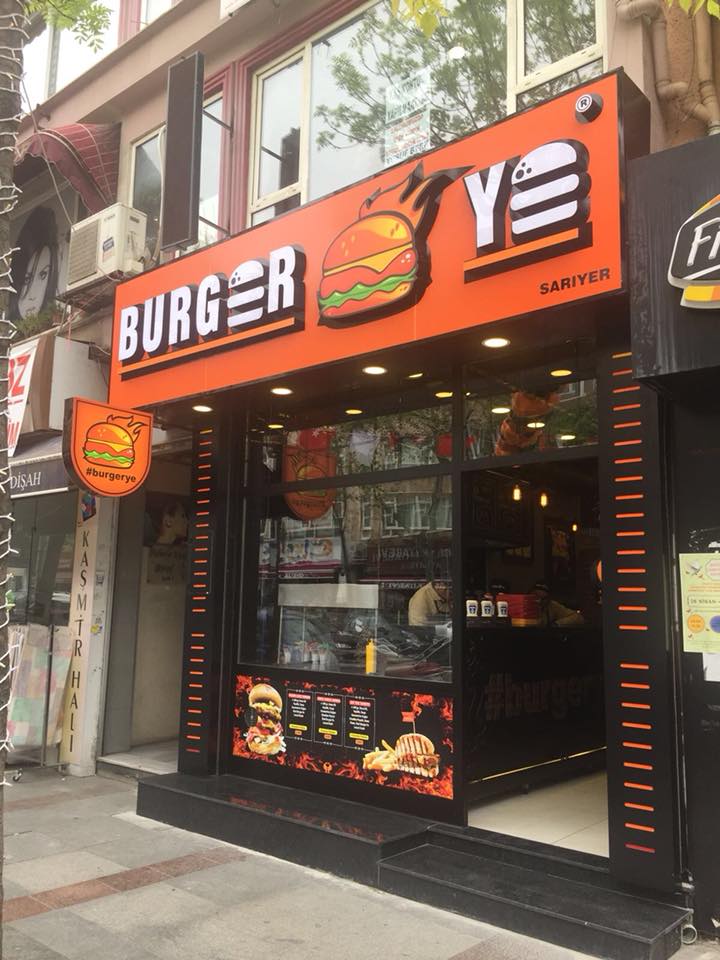 BURGER YE'nin 3.Şubesinin sistem kurulumu Sarıyerde tamamlandı. 