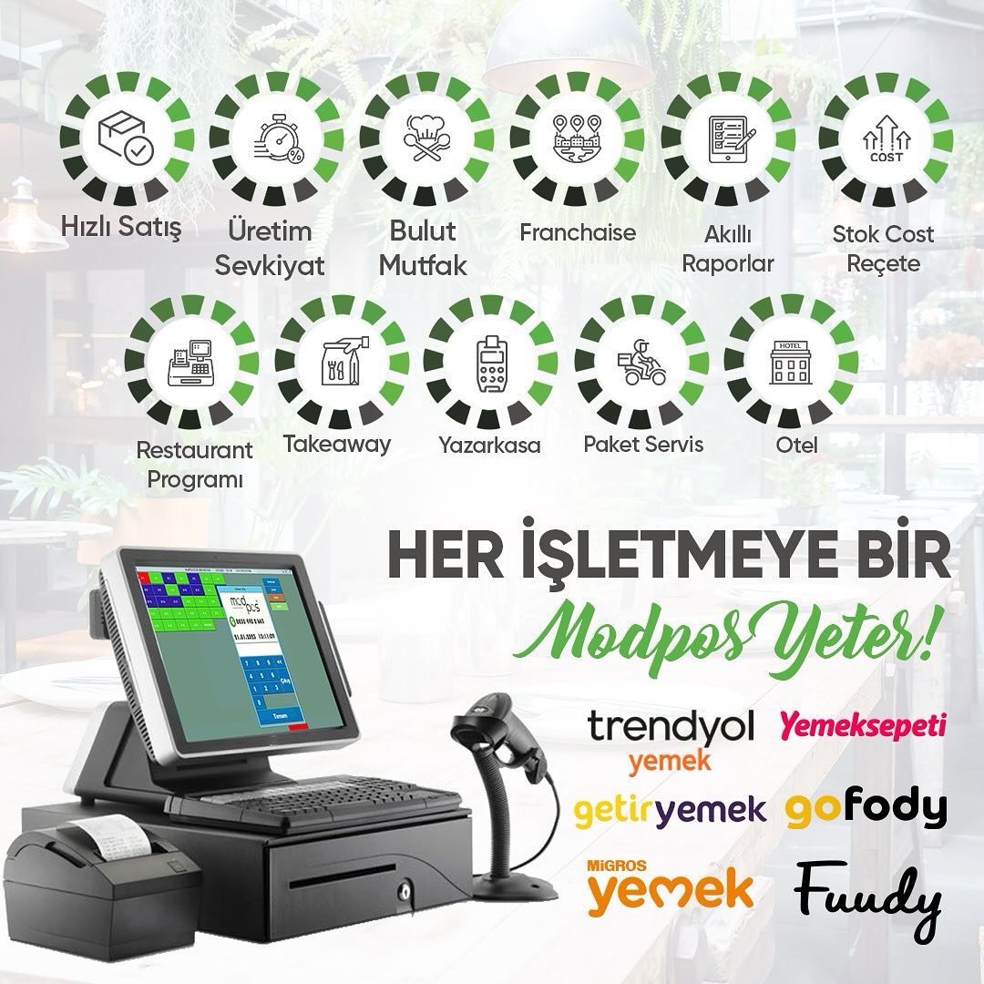 Her işletmeye Modpos yeter...