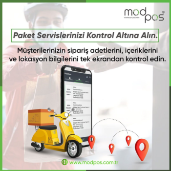 Paket siparişleriniz Modpos ile kontrol altında